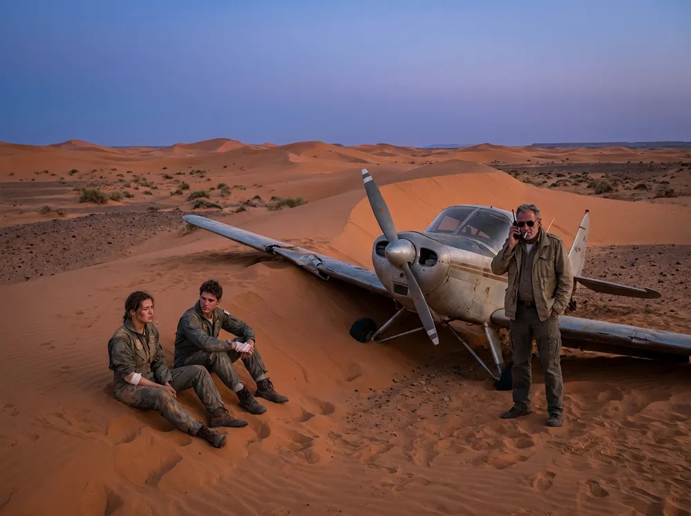 Atterrissage forcé sur une dune