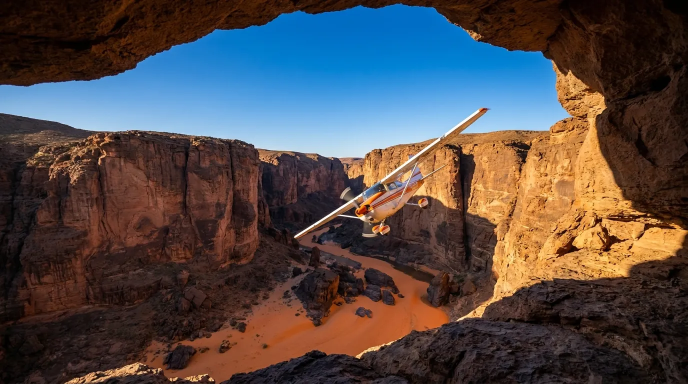 Vol en canyon