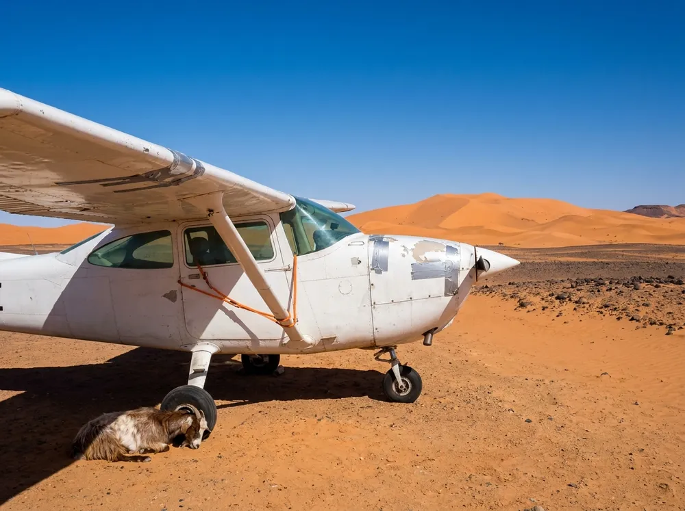 Mabrouka, avion école